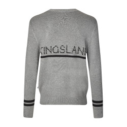 Gebreide trui Kingsland KLNolan heren Gemengd middengrijs Gebreide trui Kingsland KLNolan heren Gemengd middengrijs