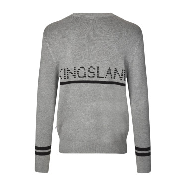 Gebreide trui Kingsland KLNolan heren Gemengd middengrijs Gebreide trui Kingsland KLNolan heren Gemengd middengrijs