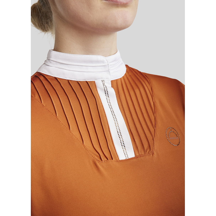 Wedstrijdpolo Montar MoRosie lange mouwen dames Wedstrijdpolo Montar MoRosie lange mouwen dames