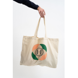 Totebag Casual Harcour Bertille Natuur / bloem