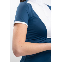 Wedstrijdpolo Harcour Shine Lagoonblauw Wedstrijdpolo Harcour Shine Lagoonblauw