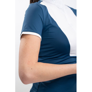 Wedstrijdpolo Harcour Shine Lagoonblauw Wedstrijdpolo Harcour Shine Lagoonblauw