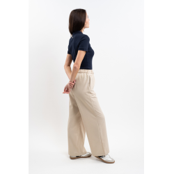 Paisley-broek Harcour Linnen Beige Paisley-broek Harcour Linnen Beige