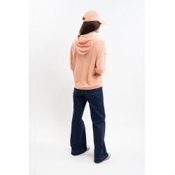 Plume hoodie Harcour Abrikoos Oranje