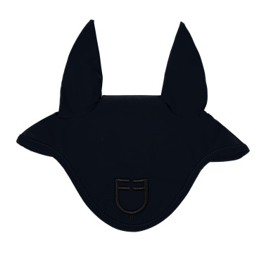 Vliegenmuts van technische stof met Equestro-logo Marine / zwart Blauw