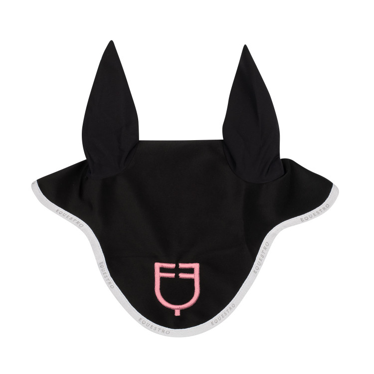 Technische vliegenmuts van stof met meerkleurig Equestro-logo