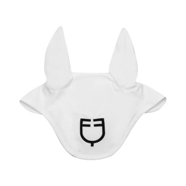 Vliegenmasker in technische stof White Line Edition Equestro Wit Vliegenmasker in technische stof White Line Edition Equestro Wit