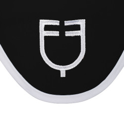 Vliegenmasker in technische stof White Line Edition Equestro Zwart Vliegenmasker in technische stof White Line Edition Equestro Zwart