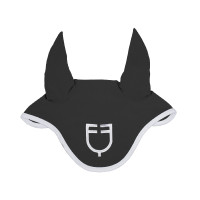 Vliegenmasker in technische stof White Line Edition Equestro Walnoot Bruin