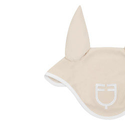 Vliegenmasker in technische stof White Line Edition Equestro Beige Vliegenmasker in technische stof White Line Edition Equestro Beige