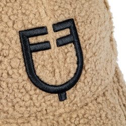 Unisex pet Equestro met inzetstuk van mesh Wierook / zwart