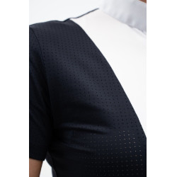 Wedstrijdpolo Harcour Paris dames Marine Marineblauw