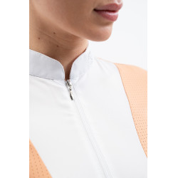 Wedstrijdpolo Harcour Paris dames Abrikoos Oranje Wedstrijdpolo Harcour Paris dames Abrikoos Oranje