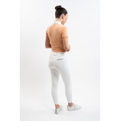 Wedstrijdpolo Harcour Paris dames Abrikoos Oranje Wedstrijdpolo Harcour Paris dames Abrikoos Oranje