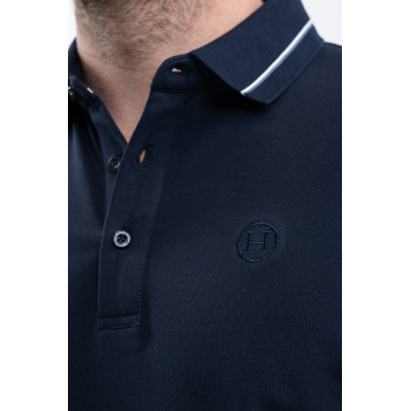 Polo Harcour Oscar heren Marine Marineblauw