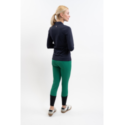 Technische polo Harcour Pepite dames Marine Marineblauw Technische polo Harcour Pepite dames Marine Marineblauw