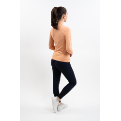 Technische polo Harcour Pepite dames Abrikoos Oranje