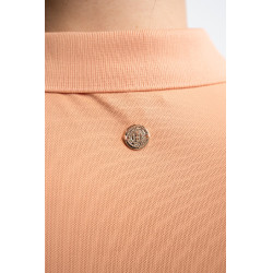 Technisch polo Harcour Popsy dames Abrikoos Oranje Technisch polo Harcour Popsy dames Abrikoos Oranje