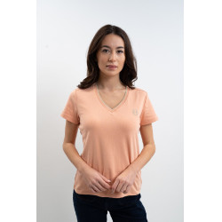 T-shirt Harcour Taraza dames Abrikoos Oranje T-shirt Harcour Taraza dames Abrikoos Oranje