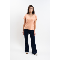 T-shirt Harcour Taraza dames Abrikoos Oranje T-shirt Harcour Taraza dames Abrikoos Oranje