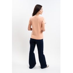 T-shirt Harcour Taraza dames Abrikoos Oranje T-shirt Harcour Taraza dames Abrikoos Oranje
