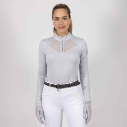 Polo in tech Imperial Riding Gaby Kristal Blauw