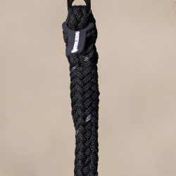 Imperial Riding Deluxe aanbindlijn enkele musketon Zwart