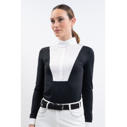 Wedstrijdpolo Harcour Coco dames Zwart Wedstrijdpolo Harcour Coco dames Zwart