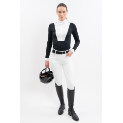 Wedstrijdpolo Harcour Coco dames Zwart Wedstrijdpolo Harcour Coco dames Zwart