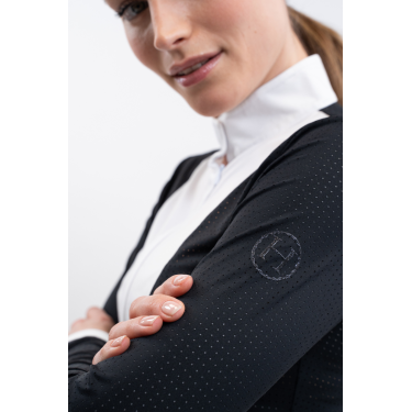 Wedstrijdpolo Harcour Coco dames Zwart Wedstrijdpolo Harcour Coco dames Zwart