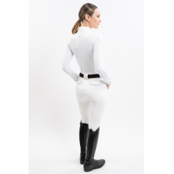 Wedstrijdpolo Harcour Coco dames Wit Wedstrijdpolo Harcour Coco dames Wit