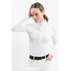 Wedstrijdpolo Harcour Coco dames Wit Wedstrijdpolo Harcour Coco dames Wit