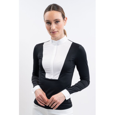 Wedstrijdpolo Harcour Stella dames Zwart