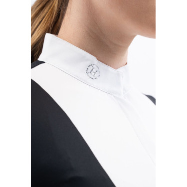 Wedstrijdpolo Harcour Stella dames Zwart