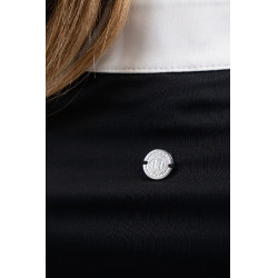 Wedstrijdpolo Harcour Stella dames Zwart