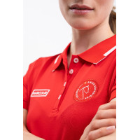 Polo Harcour Douve dames Swiss Equestrian Friends Rood