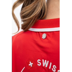 Polo Harcour Douve dames Swiss Equestrian Friends Rood