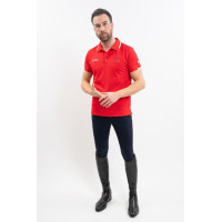 Polo Harcour Dranse heren Swiss Equestrian Friends Rood