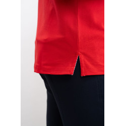 Polo Harcour Dranse heren Swiss Equestrian Friends Rood