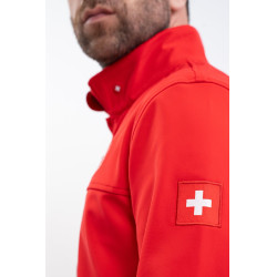 Harcour Menthue Unisex Jas Swiss Equestrian Friends Rood