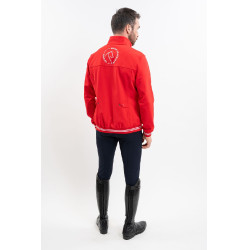 Harcour Menthue Unisex Jas Swiss Equestrian Friends Rood