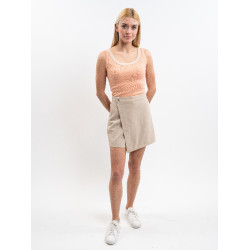 Dames tanktop Harcour Tazam Abrikoos Oranje