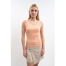 Dames tanktop Harcour Tazam Abrikoos Oranje