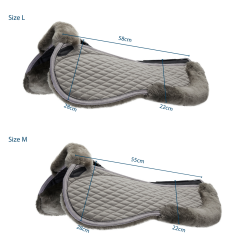 Stübben schokdemper van lamsvel Streamline Grijs
