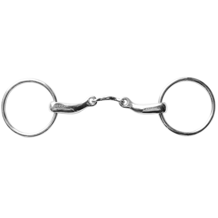 Stang met 2 ringen Stübben 2229 anatomisch mondstuk 14 mm