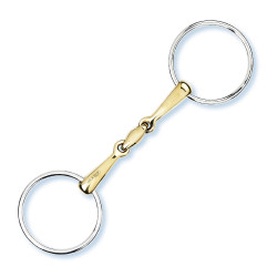 Stang met 2 ringen Stübben 2422 mondstuk 18 mm