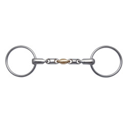 Mors 2 ringen Stübben 2457 Waterford Max Relax met zachte koperen scharnier mondstuk 16 mm