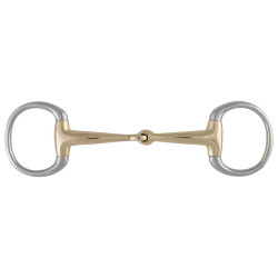 Stübben 2238 olijfvormig dressuurbit met 12 mm mondstuk