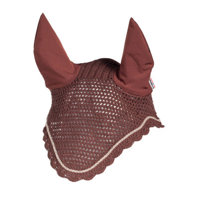 Bonnet Sam avec oreilles B Vertigo chasse-mouches Chocolat