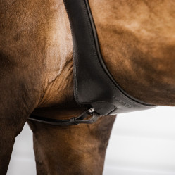 Stübben singel leer Elastische inzetstukken aan beide zijden Ebbenhout